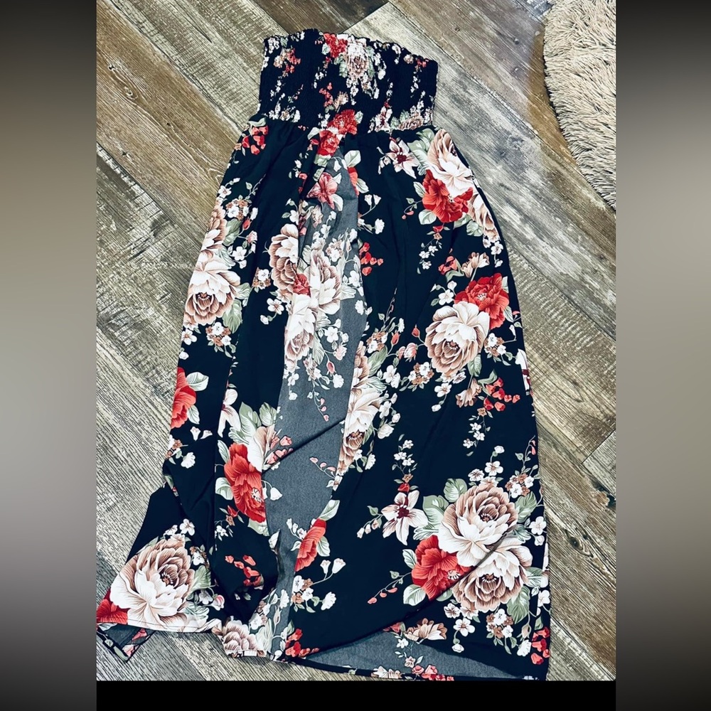 EUC SHEIN strapless long top size small
